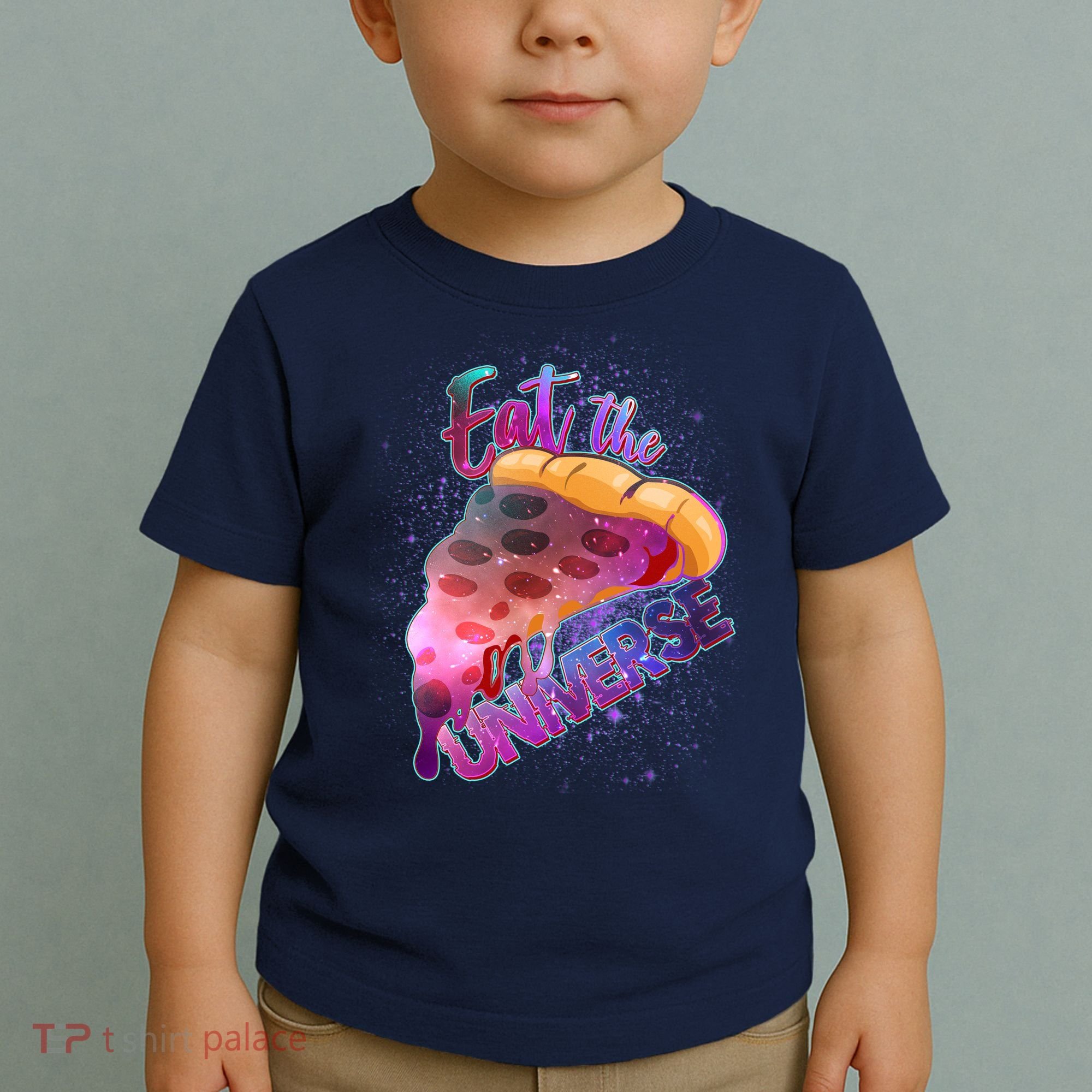 Eat the Universe Galaxy Pizza Toddler T-Shirt