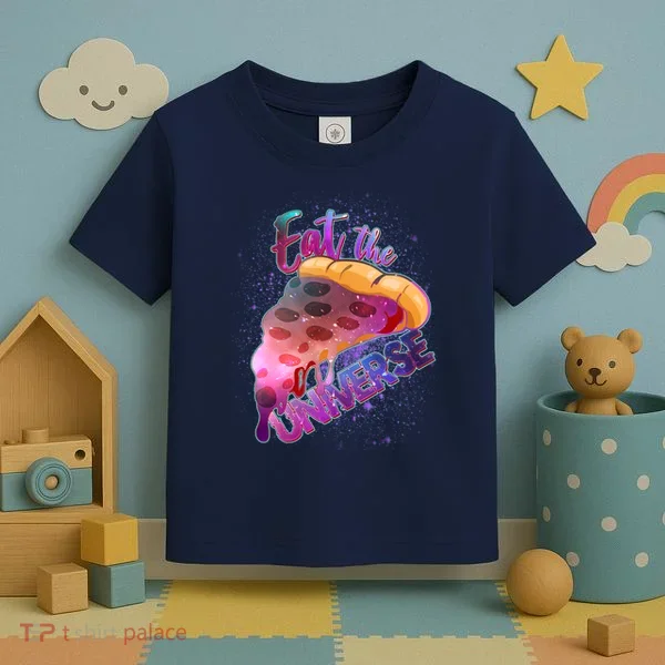 Eat the Universe Galaxy Pizza Toddler T-Shirt