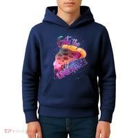 Eat the Universe Galaxy Pizza Kids Hoodie thumb 4
