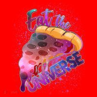 Eat the Universe Galaxy Pizza Santa Hat thumb 1