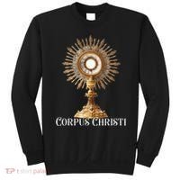 Eucharistic Adoration Traditional Latin Mass Catholic Sweatshirt thumb 0