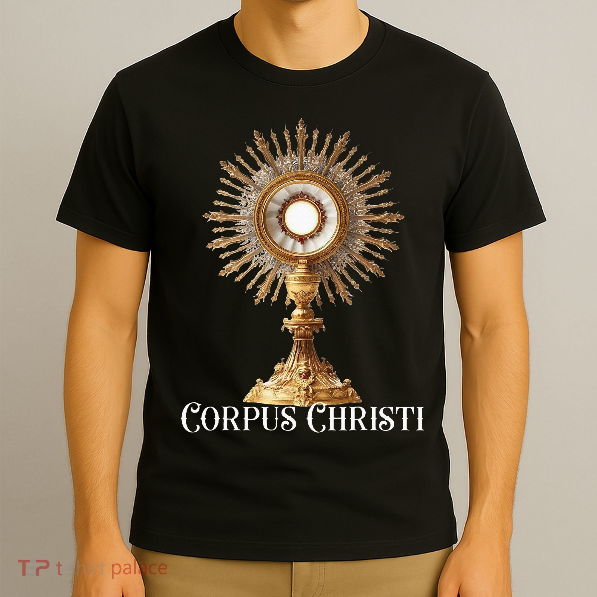 Eucharistic Adoration Traditional Latin Mass Catholic T-Shirt