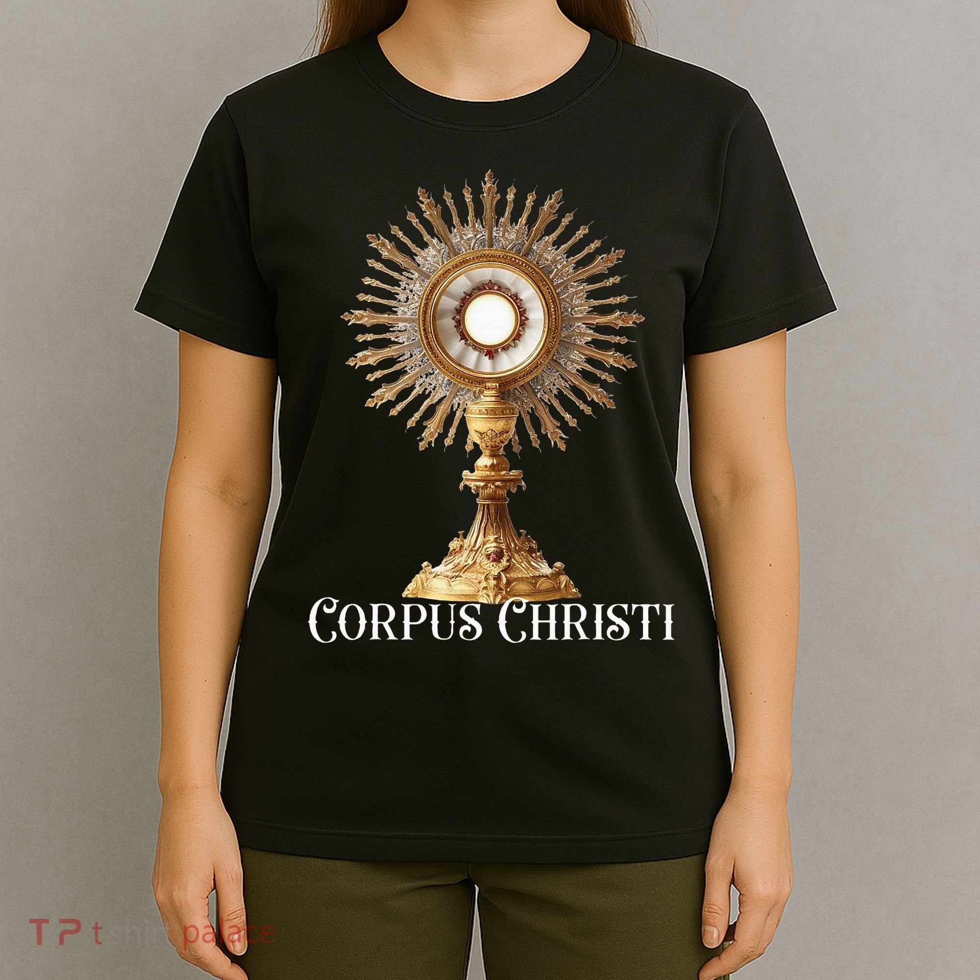 Eucharistic Adoration Traditional Latin Mass Catholic T-Shirt