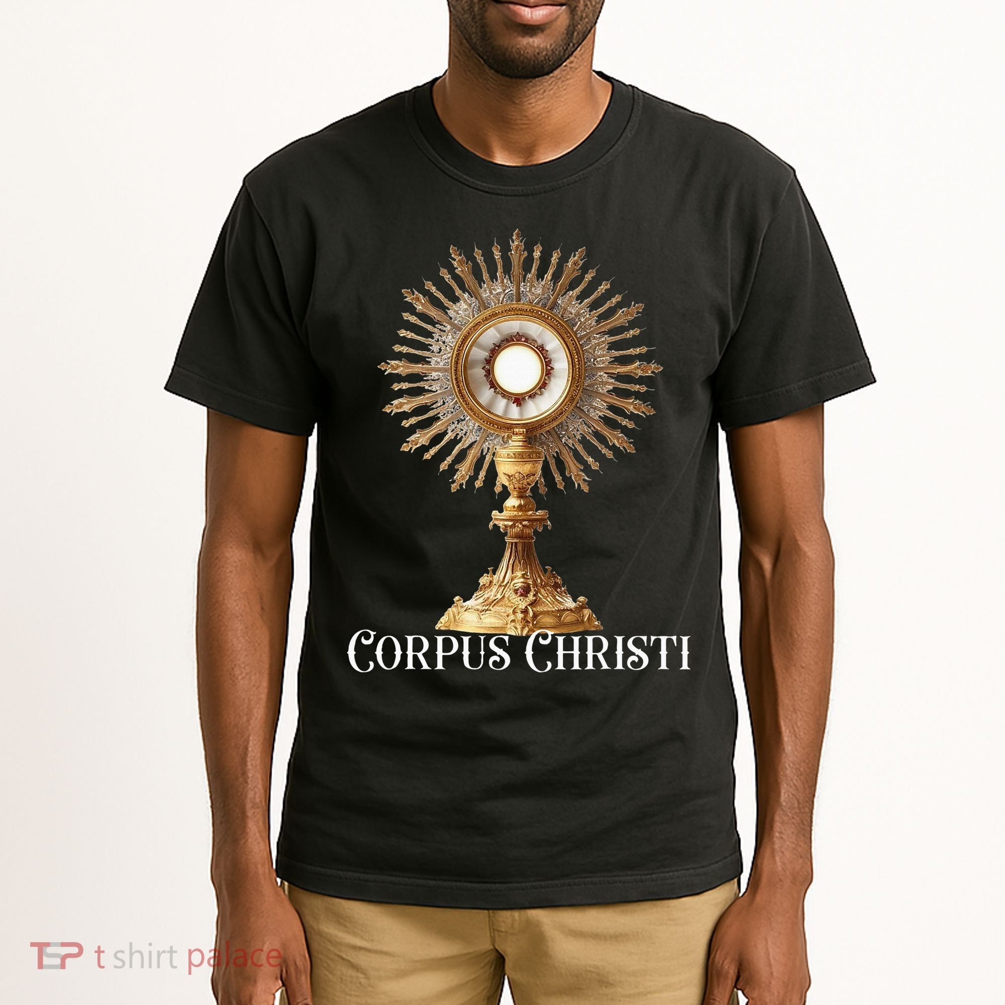 Eucharistic Adoration Traditional Latin Mass Catholic Tall T-Shirt