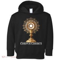 Eucharistic Adoration Traditional Latin Mass Catholic Toddler Hoodie thumb 0