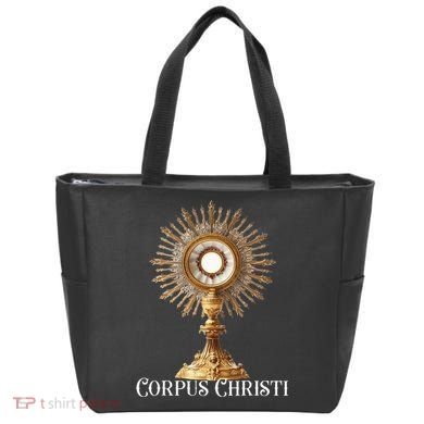 Eucharistic Adoration Traditional Latin Mass Catholic Tote Bag