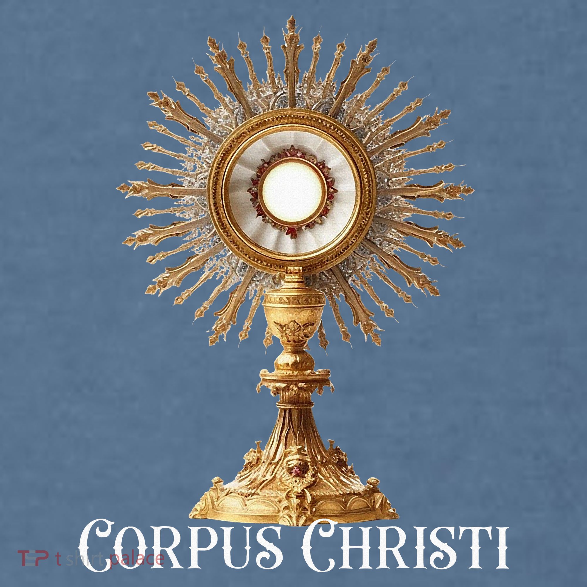 Eucharistic Adoration Traditional Latin Mass Catholic Garment-Dyed Sweatshirt