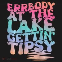 Errbody At The Lake Gettin Tipsy Lake Life Summer Trendy Women's Hoodie thumb 2