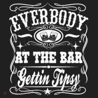 Everybody At The Bar Gettin Tipsy Whiskey Golf Towel thumb 3