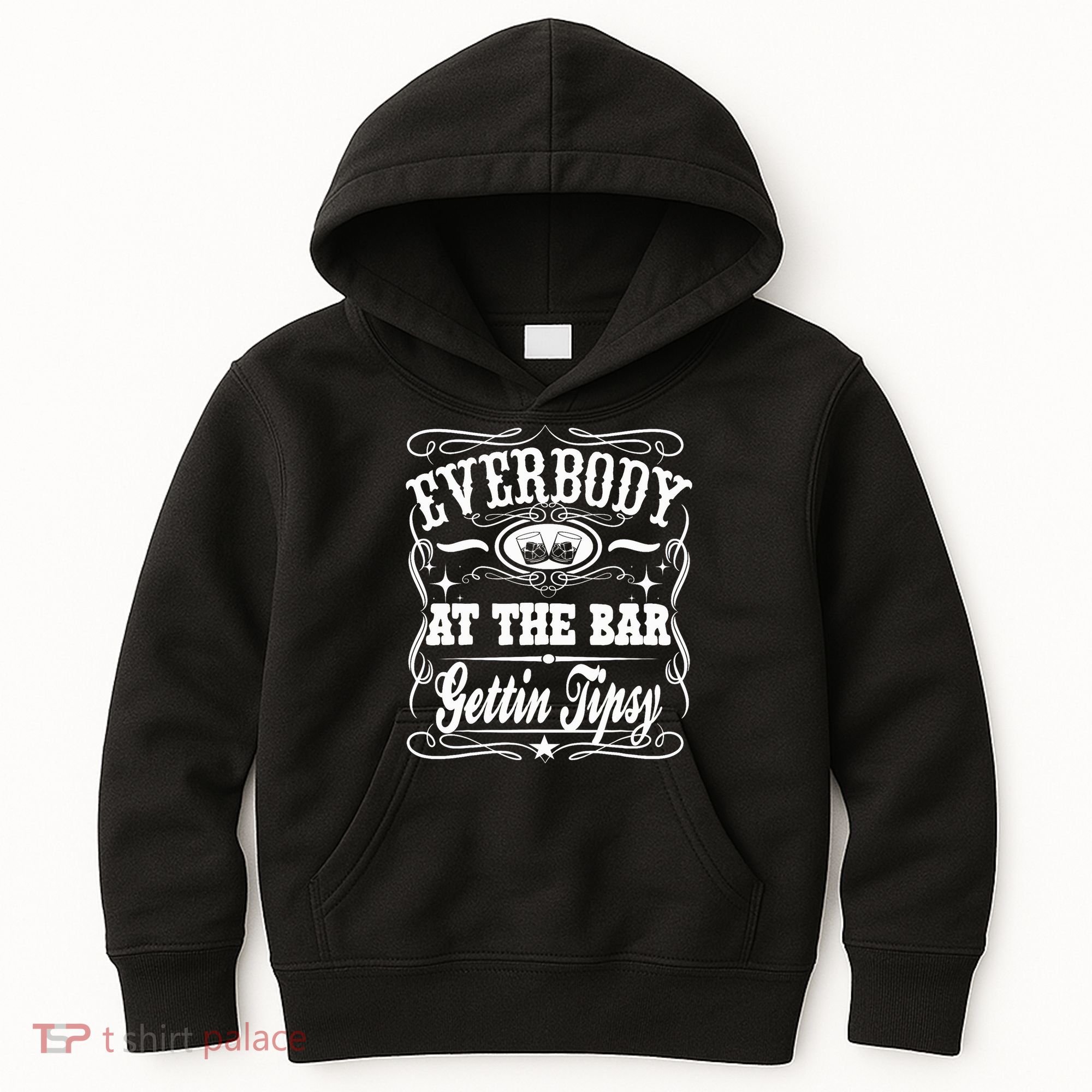 Everybody At The Bar Gettin Tipsy Whiskey Kids Hoodie