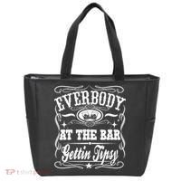 Everybody At The Bar Gettin Tipsy Whiskey Tote Bag thumb 0