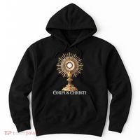 Eucharistic Adoration Traditional Latin Mass Catholic Hoodie thumb 0