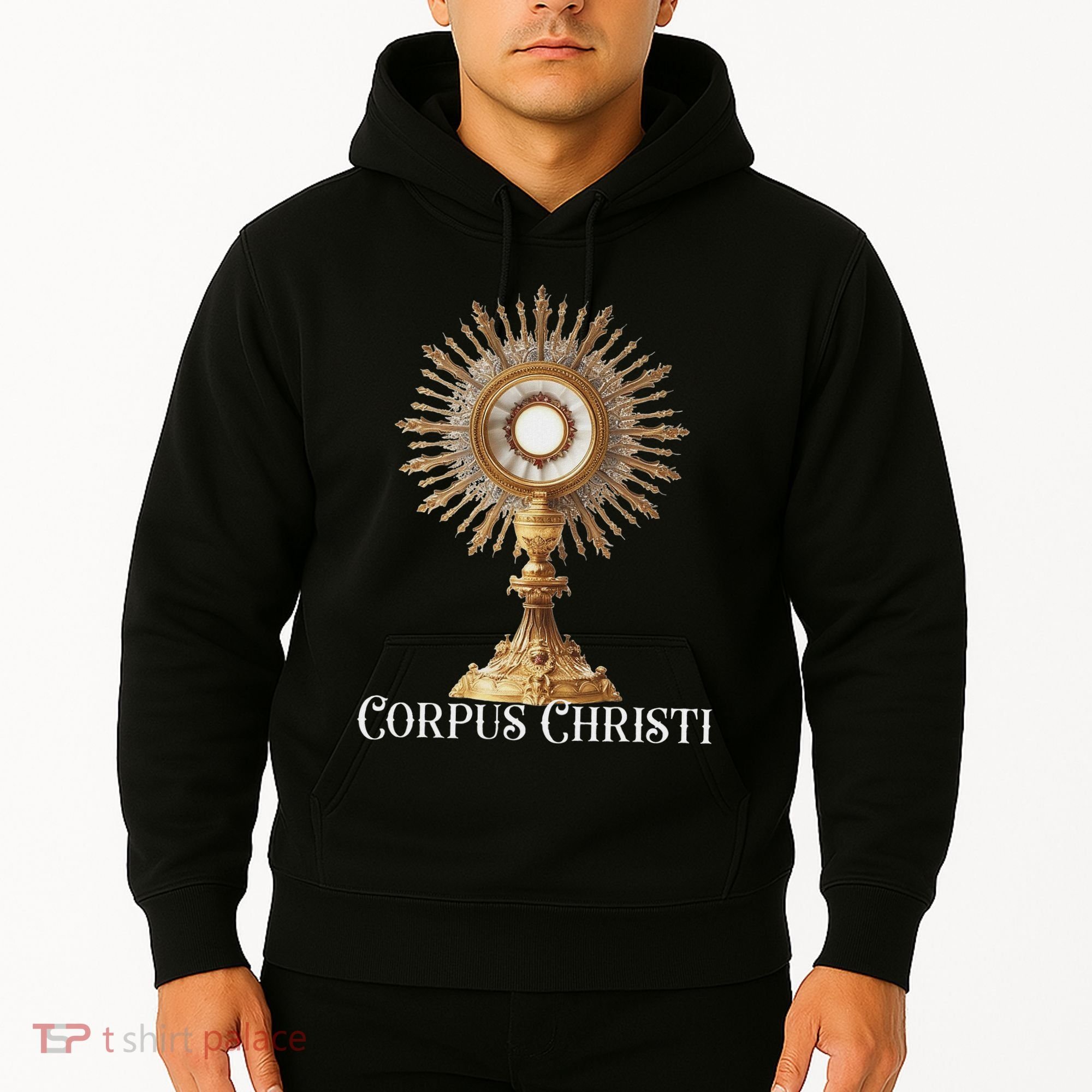 Eucharistic Adoration Traditional Latin Mass Catholic Hoodie