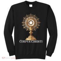 Eucharistic Adoration Traditional Latin Mass Catholic Sweatshirt thumb 0