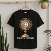 Eucharistic Adoration Traditional Latin Mass Catholic T-Shirt thumb 2