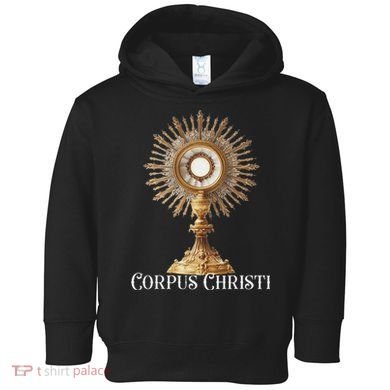 Eucharistic Adoration Traditional Latin Mass Catholic Toddler Hoodie