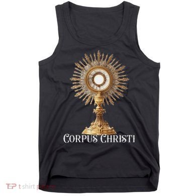 Eucharistic Adoration Traditional Latin Mass Catholic Tank Top