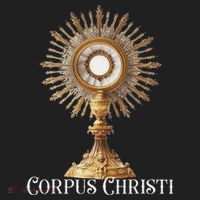 Eucharistic Adoration Traditional Latin Mass Catholic Golf Towel thumb 3