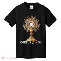 Eucharistic Adoration Traditional Latin Mass Catholic Kids T-Shirt thumb 0