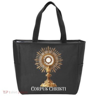 Eucharistic Adoration Traditional Latin Mass Catholic Tote Bag