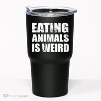 Eating Animals Is Weird Tumbler thumb 0