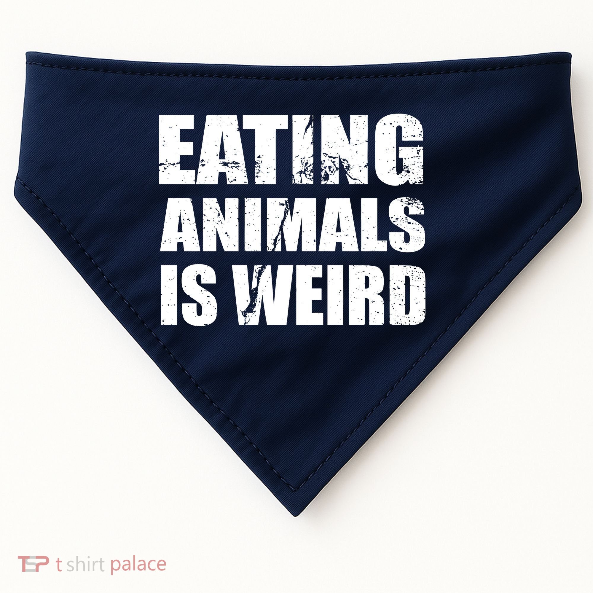 Eating Animals Is Weird USA-Made Doggie Bandana