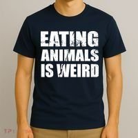 Eating Animals Is Weird T-Shirt thumb 3