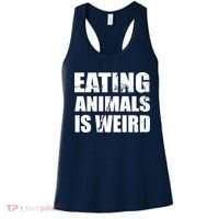 Eating Animals Is Weird Women's Tank Top thumb 0