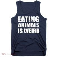 Eating Animals Is Weird Tank Top thumb 0