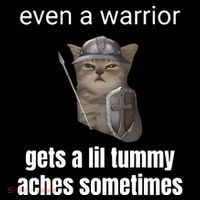 Even A Warrior Gets A Lil Tummy Aches Sometimes Women's Hoodie thumb 2