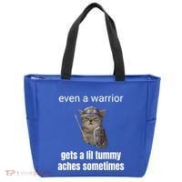 Even A Warrior Gets A Lil Tummy Aches Sometimes Tote Bag thumb 0
