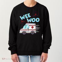Ems Ambulance Wee Woo Paramedic Emt Gift Boo Boo Bus Women's Sweatshirt thumb 0