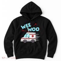Ems Ambulance Wee Woo Paramedic Emt Gift Boo Boo Bus Hoodie thumb 0