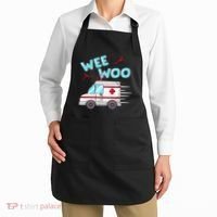 Ems Ambulance Wee Woo Paramedic Emt Gift Boo Boo Bus Apron thumb 2