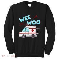 Ems Ambulance Wee Woo Paramedic Emt Gift Boo Boo Bus Sweatshirt thumb 0