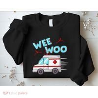 Ems Ambulance Wee Woo Paramedic Emt Gift Boo Boo Bus Sweatshirt thumb 2