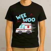 Ems Ambulance Wee Woo Paramedic Emt Gift Boo Boo Bus T-Shirt thumb 3