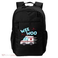Ems Ambulance Wee Woo Paramedic Emt Gift Boo Boo Bus Backpack thumb 0