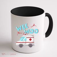 Ems Ambulance Wee Woo Paramedic Emt Gift Boo Boo Bus Coffee Mug thumb 1