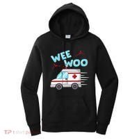 Ems Ambulance Wee Woo Paramedic Emt Gift Boo Boo Bus Women's Hoodie thumb 0