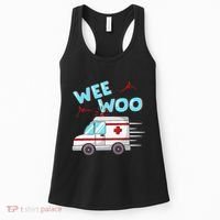 Ems Ambulance Wee Woo Paramedic Emt Gift Boo Boo Bus Women's Tank Top thumb 0
