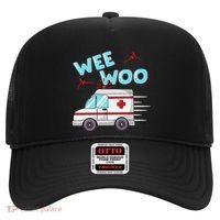 Ems Ambulance Wee Woo Paramedic Emt Gift Boo Boo Bus Hat thumb 0