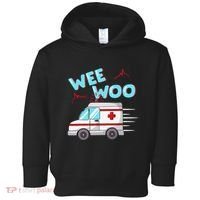 Ems Ambulance Wee Woo Paramedic Emt Gift Boo Boo Bus Toddler Hoodie thumb 0