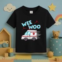 Ems Ambulance Wee Woo Paramedic Emt Gift Boo Boo Bus Toddler T-Shirt thumb 3