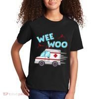 Ems Ambulance Wee Woo Paramedic Emt Gift Boo Boo Bus Kids T-Shirt thumb 2