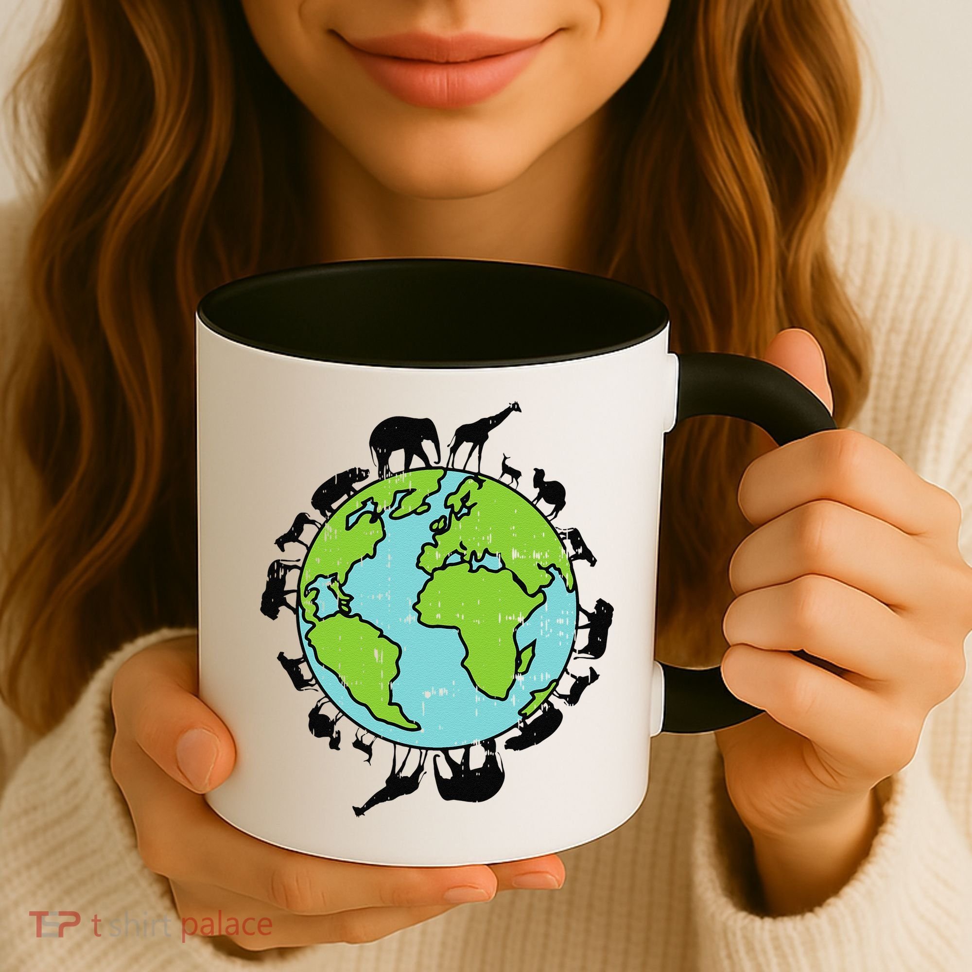 Earth Animals Wildlife Conservation Environmentalist Gift Coffee Mug