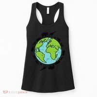 Earth Animals Wildlife Conservation Environmentalist Gift Women's Tank Top thumb 0