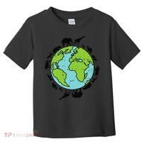 Earth Animals Wildlife Conservation Environmentalist Gift Toddler T-Shirt thumb 0