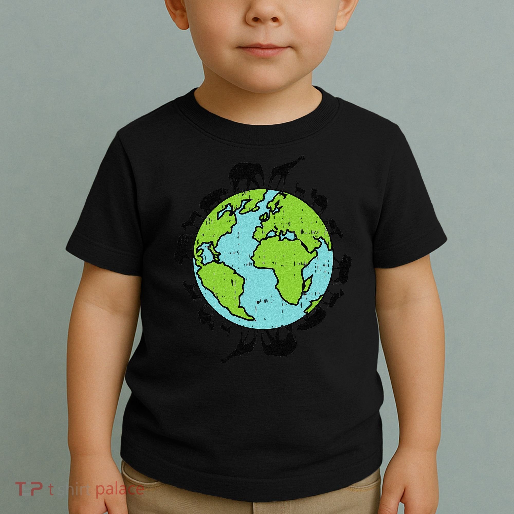 Earth Animals Wildlife Conservation Environmentalist Gift Toddler T-Shirt