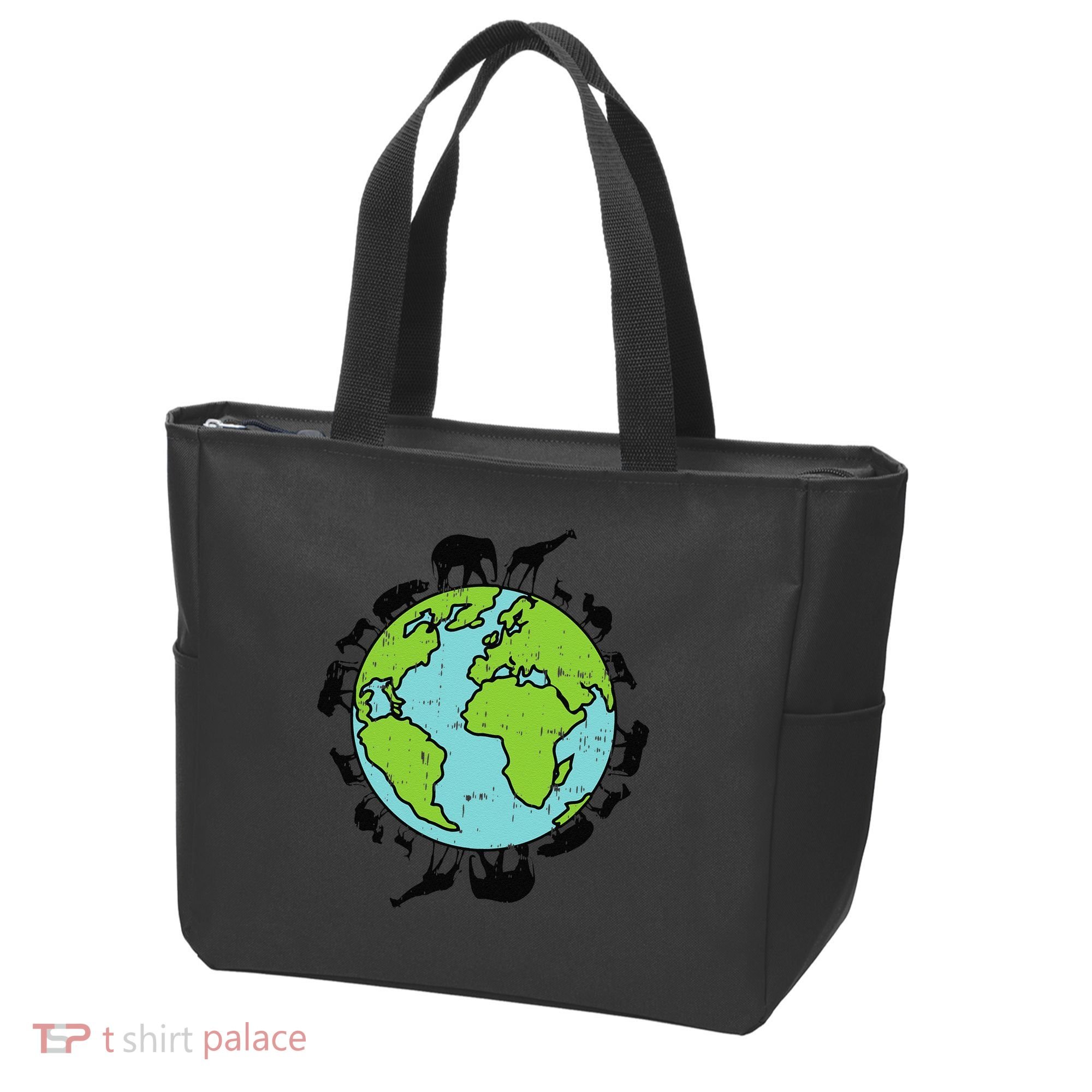Earth Animals Wildlife Conservation Environmentalist Gift Tote Bag